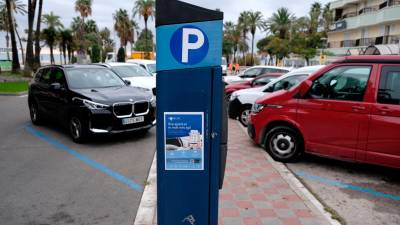 Una de las áreas de zona azul de Cambrils. Foto: Aj. Cambrils