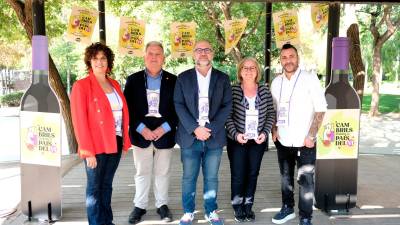 Ayer se presentó en el Parc del Pescador la 14ª edición de la muestra Cambrils, entrada al País del Vi. FOTO: Ajuntament de Cambrils