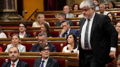 El president del grup parlamentario de Junts, Albert Batet. Foto: EFE