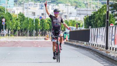 Benjamin Prades conquistó con el JCL Uhyo Tema la prueba de la Mine Akiyoshi-Dai Karst Race. Foto: Cedida