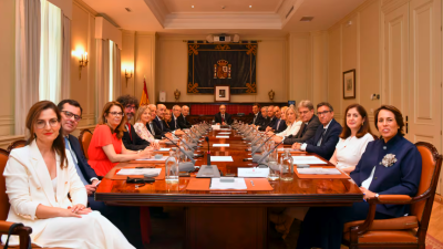 El nuevo Consejo General del Poder Judicial, la semana pasada. foto: EFE