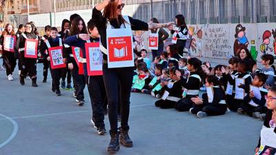 La Escola General Prim de Reus dedicó el Carnaval a los ODS la semana pasada. Foto: Alfredo González