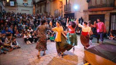 Fotografia d’un dels actes durant la darrera edició de la Fira de Bandolers d’Alcover. Foto: Alba Mariné/DT