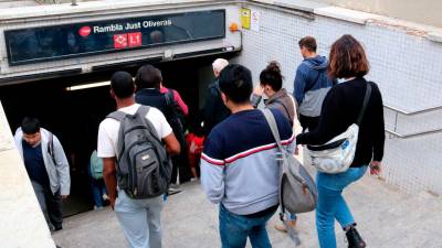 La máxima afectación se da en Barcelona y el Área Metropolitana. Foto: ACN