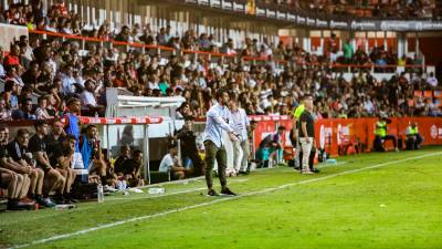 El técnico Dani Vidal está contento con el rendimiento de su equipo. FOTO: ángel ullate