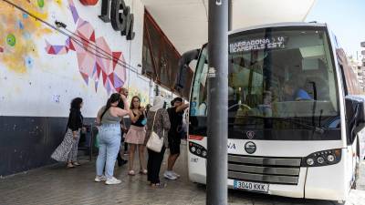 La estación de autobuses canalizará los viajeros que salgan o lleguen a Tarragona con el autobús. foto: Àngel ullate