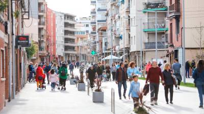 Los negocios siguen intentando recuperar la facturación que tenían antes de que empezaran las obras. Foto: Alba Mariné