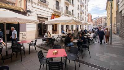 La ordenanza de terrazas se arrastra desde hace años. Foto: Àngel Ullate