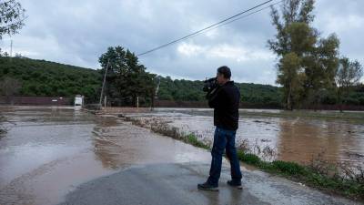 Lluvias en Andalucía la semana pasada. Foto: EFE