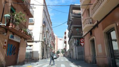 Calle Rebolledo de Tarragona. Foto: Alba Mariné/DT