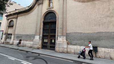 La façana de l’església de Sant Francesc serà rehabilitada tot coincidint amb l’efemèride. foto: alfredo gonzález