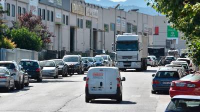 Una de las vías que cruza el polígono Agro-Reus, una de las áreas de actividad económica de la ciudad. Foto: Alfredo González