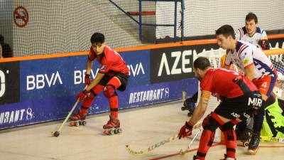 Diego Rojas en un partido esta temporada con el Reus. foto: a. mariné