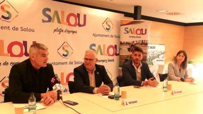 El Campus Enric Masip ha sido presentado este miércoles en el Ayuntamieto de Salou.