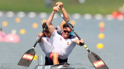 Joan Antoni Moreno y Diego Domínguez durante la final de Joan Antoni Moreno y Diego Domínguez. Foto. EFE