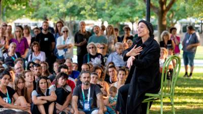 Imatge d’un dels últims espectacle de FiraTàrrega. Foto; Núria Boleda