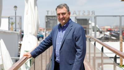 Aitor Esteban, ayer, en las instalaciones del Reial Club Nàutic de Tarragona. Foto: Pere Ferré