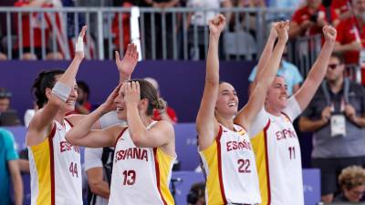 España estará en la final del 3x3 de baloncesto femenino en los Juegos Olímpicos. Foto: EFE