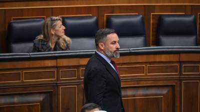 El líder de Vox, Santiago Abascal. Foto: EFE