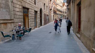 El carrer de la Rosa, al nucli antic de Tortosa. Foto: Joan Revillas