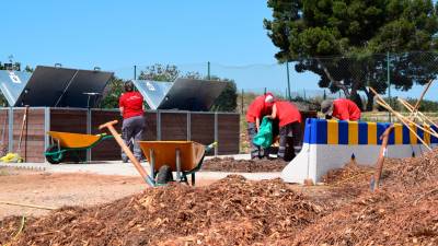 La planta de compostaje de Vila-seca se encuentra en el parque de la Torre d’en Dolça. Foto: Gencat