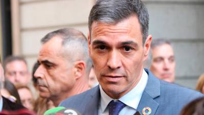 Pedro Sánchez en una imagen frente al Congreso. Foto: ACN