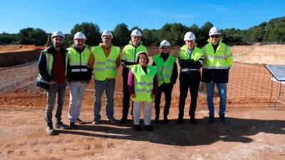 Visita de obras del futuro depósito.