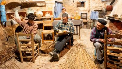 Una de las escenas que forman parte del pesebre. FOTO: Alba Mariné