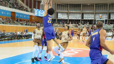 Jabari Parker fue un jugador indomable por parte del Girona. Foto: Àngel Ullate