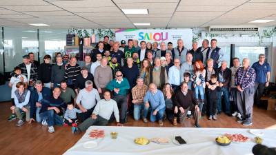 Foto de familia de la entrega de premios de la 49a edición del Concurs del Calamar celebrada ayer en Salou. foto: alba mariné