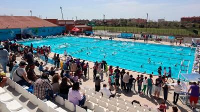 Imagen de la piscina Sylvia Fontana durante la edición del HaBaWaBa 2022. Foto: Cedida