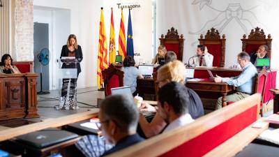 La portavoz de Esquerra Republicana, Maria Roig, en un pleno reciente. Foto: Àngel Ullate