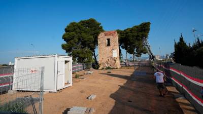 Las obras de restauración empezaron la semana pasada. Foto: APT