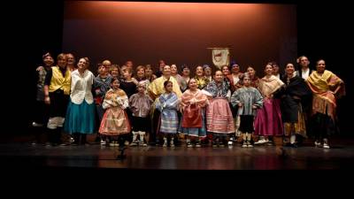 El Cuadro de Jota de El Cachirulo en el festival del Teatre Bartrina celebrado por el 50 aniversario. foto: cedida