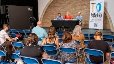 Imagen de la presentación de ‘Tallers Oberts’. Foto: Cedida