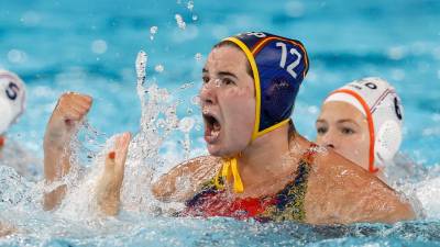 Paula Leiton celebra uno de los goles conseguidos ante los Países Bajos. Foto: EFE