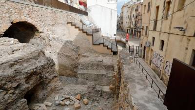 El acusado utilizó una de las bóvedas del Circ para resguardarse e hizo un fuego en el interior. foto: pere ferré