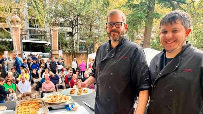 També s’ha ofert un showcooking amb el cuiner Sergi Margalef. Foto: Alfredo González