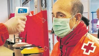 Francisco T&uacute;nez es referente de emergencias en Tarragona, tambi&eacute;n es voluntario. FOTO: Cedida