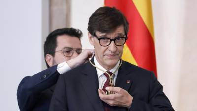 Salvador Illa, ya como presidente de la Generalitat. Foto: EFE