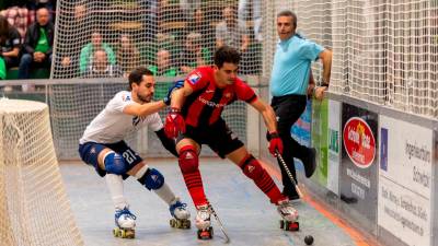 Marc Julià brilló en la victoria trabajada del Reus ante el Voltregà. Foto: Juanjo Vinya