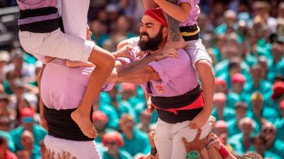 Castellers de la Colla Jove de Tarragona. Foto: Marc Bosch