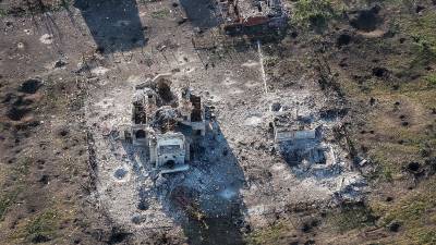 Una zona atacada recientemente. Foto: EFE