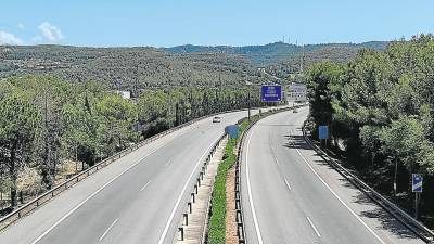 La autopista C-32 empieza a ser una especie de ronda en el Baix Penedès. foto: jmb