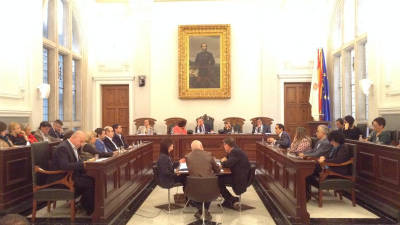 Imagen de la sesión plenaria de este miércoles en el Ayuntamiento de Reus. Foto: A.G.