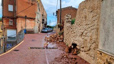 Uno de los desprendimientos en el núcleo de Picamoixons. Foto: DT