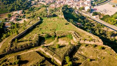Vista àeria del conjunt de fortificacions de Tenasses de Tortosa. Foto: Cedida