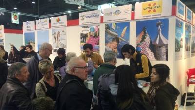 Cambrils y Salou estuvieron en Bruselas dentro del stand de TurEspaña. Foto: Cedida