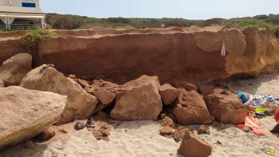 Los hechos han tenido lugar hacia las 9.37 horas en la playa de Es Copinar, en Formentera. Foto: EFE