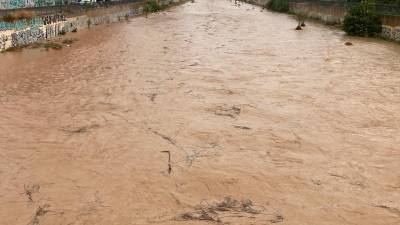 Imágenes del paso de la dana por Málaga. Fotos: EFE